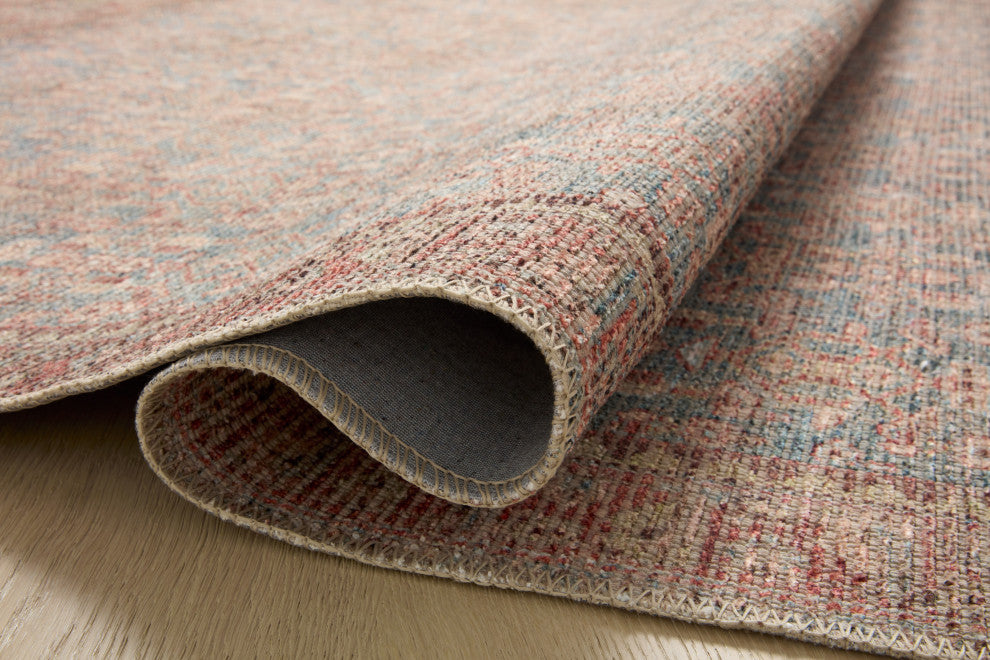 Angela Rose x Loloi Aubrey Blue / Terracotta 5''-0" x 7''-0" Area Rug