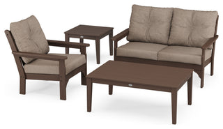 POLYWOOD Vineyard 4-Piece Deep Seating Set
