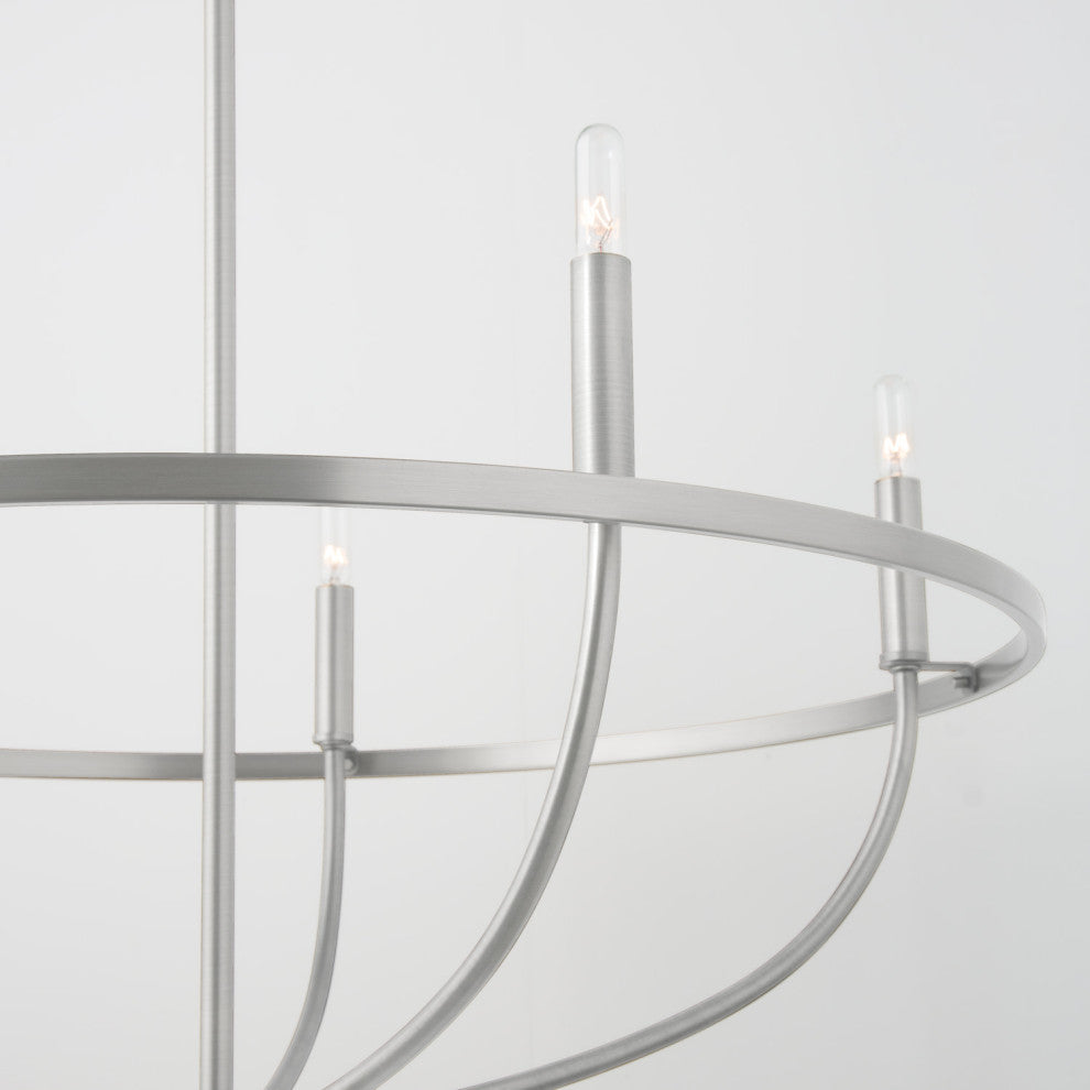 Capital Lighting 428551 Greyson 5 Light 29"W Taper Candle - Bronze