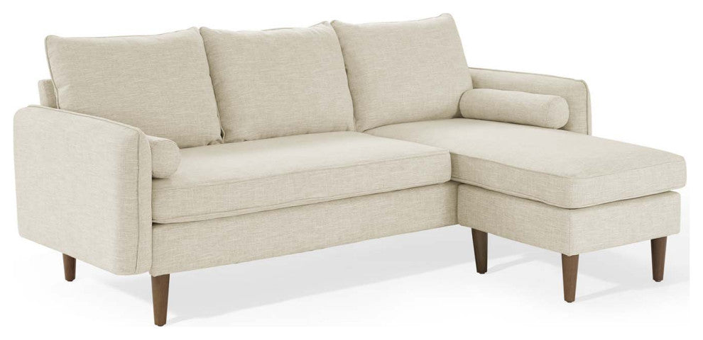 Revive Upholstered Right or Left Sectional Sofa - Beige