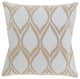 Surya Metallic Stamped MS-001 18" x 18" Pillow Kit