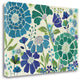"Blue Garden" By Veronique Charron, Giclee Print on Gallery Wrap Canvas