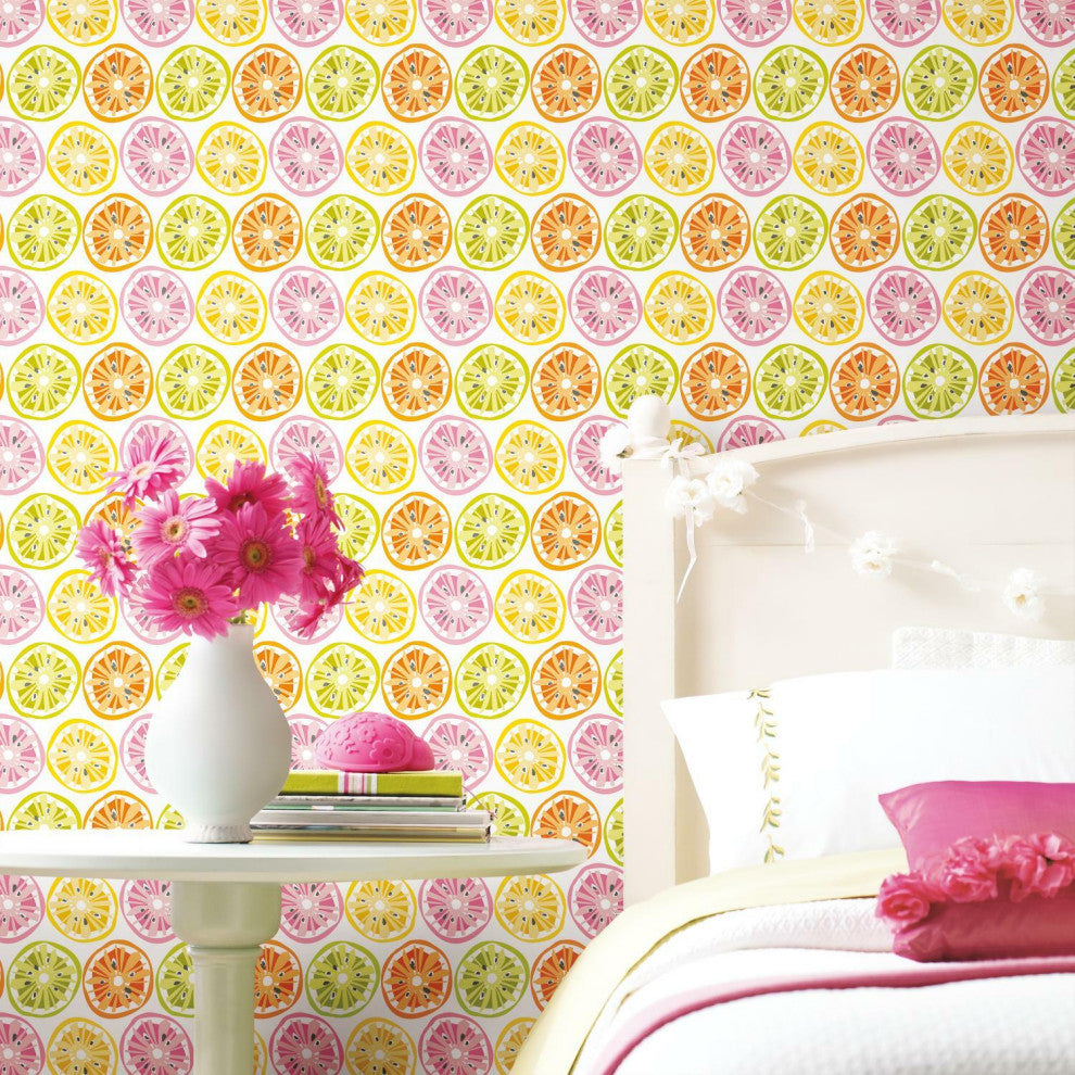 Citrus Sweet Peel and Stick Wallpaper
