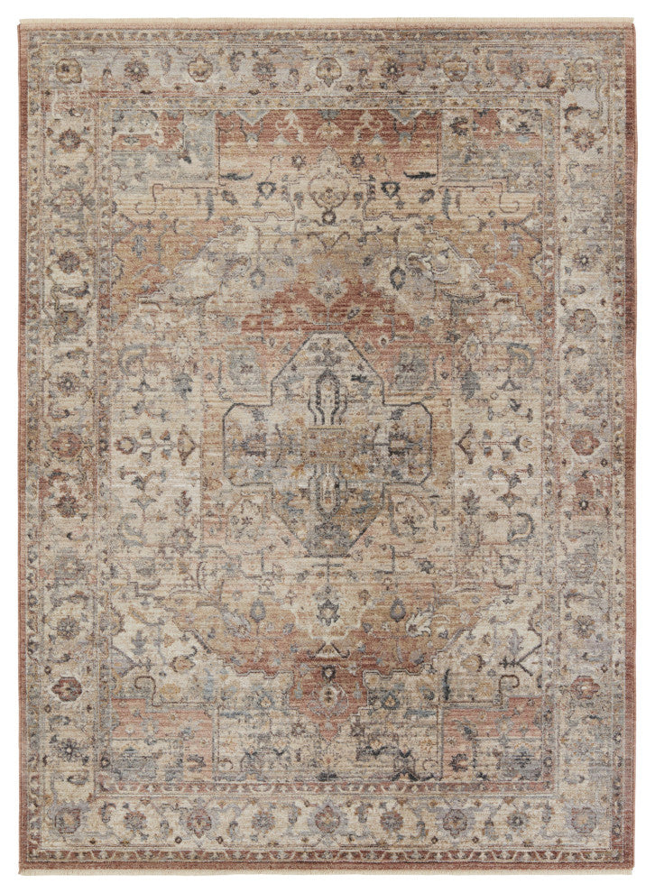 Jaipur Living Starling Medallion Tan/ Pink Runner Rug 2'9"X8'