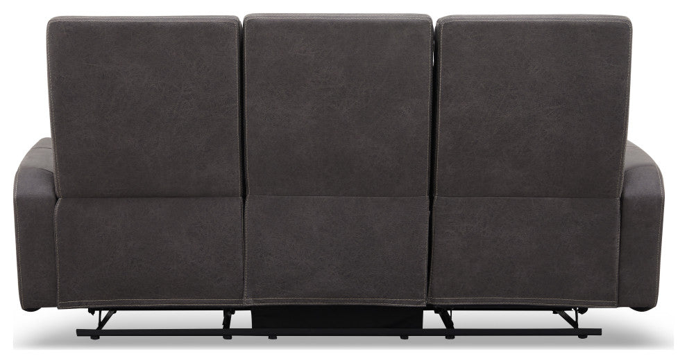 Bentley Fabric Manual Reclining Sofa, Gray