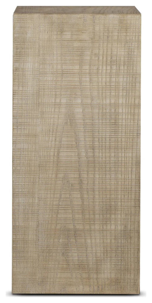 Sonder Living Classic Raffles Pull Up Table | Natural