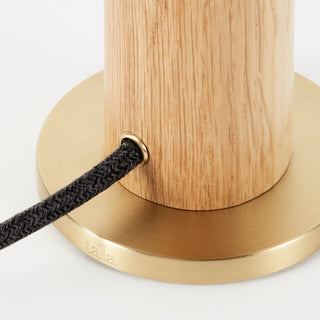 Oak Knuckle Table Lamp With Enno