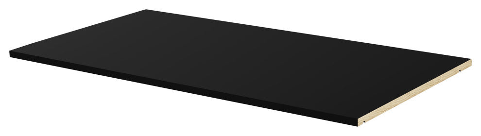 100% Solid Wood Optional Shelf for Smart, Urban, Cosmo 4-Door Wardrobes Only, Black