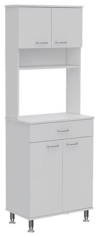 Home Square 2-Piece Set with Utility Sink with Cabinet and High Pantry Cabinet