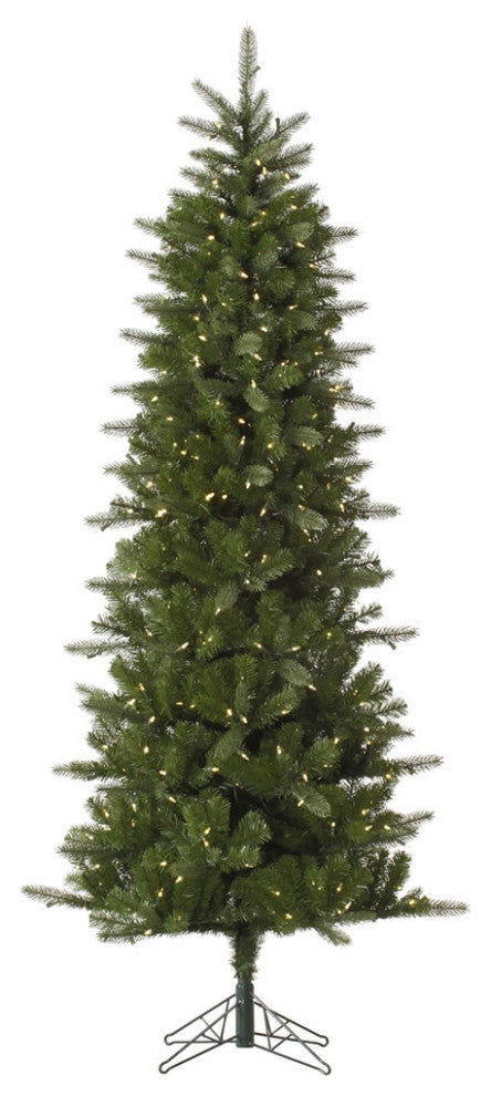 Vickerman Carolina Pencil Spruce Tree, 10', Warm White LED Lights