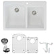 Aversa Granite 33" Drop" Kitchen Sink Kit