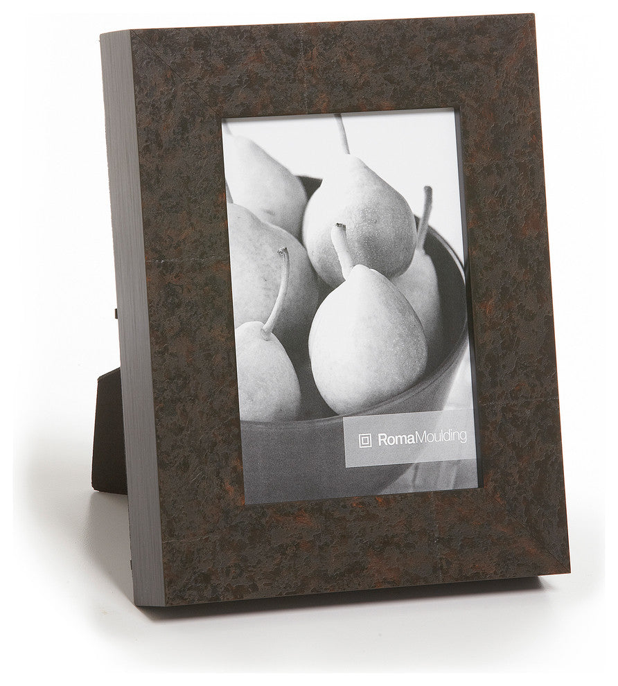 Dark Brown Picture Frame, 1-1/2", Easle Back, Modern, 5 x 7