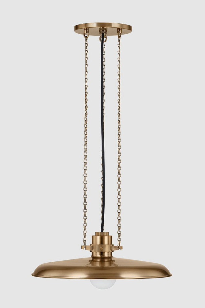 Rainhill Pendant, Patina Brass