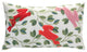 Embroidered Rabbits Throw Pillow 12"L