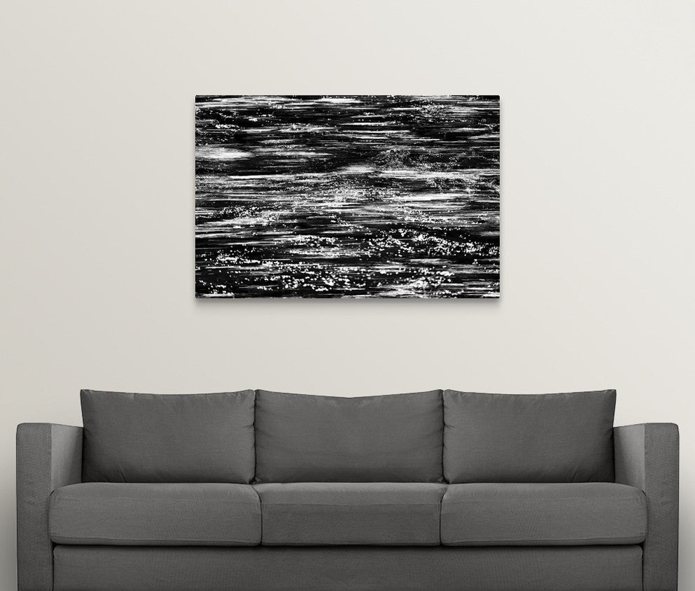 "River Running" Wrapped Canvas Art Print, 48"x32"x1.5"