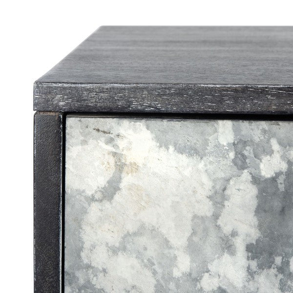 Safavieh Couture Drake Slate 4 Door Sideboard Black