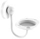 Prestige Skyline Toothbrush and Tumbler Holder, Matte White