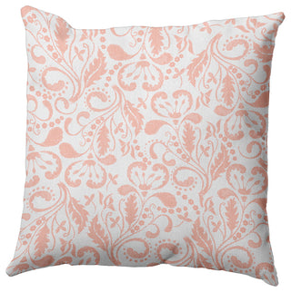 Aurora Polyester Indoor/Outdoor Pillow, Blush, 18"x18"