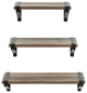 Capri Set of 3 Shelves With Brackets