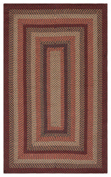 Safavieh Cape Cod Collection BRD651Z Rug, Brown/Rust, 5' X 8'