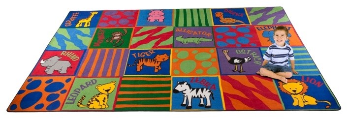 Animal Squares Rug