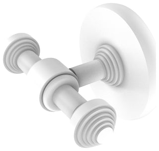 Southbeach Double Robe Hook, Matte White