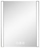 LED Antifog Bathroom Mirror, Dimmer, Adjustable Color, Chrome, 24x32