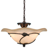 Vine 15" Semi-Flush Mount, Dual Mount