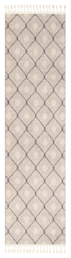 Surya Restoration REO-2303 2'7"x10' Rug, Taupe/Cream/Light Gray/Gray/Black