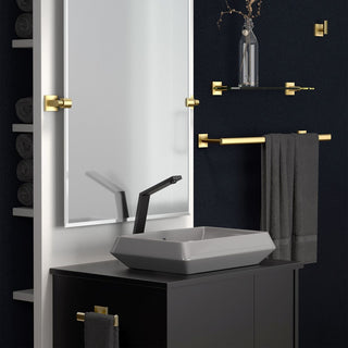 Gatco Elevate 4-Piece Bathroom Accessory Kit, Matte Black