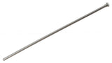 3/8"x20" Flat Head Toilet Supply Riser, Satin Nickel