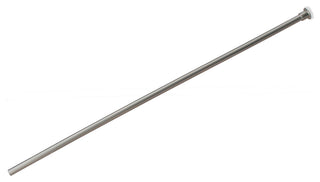 3/8"x20" Flat Head Toilet Supply Riser, Satin Nickel