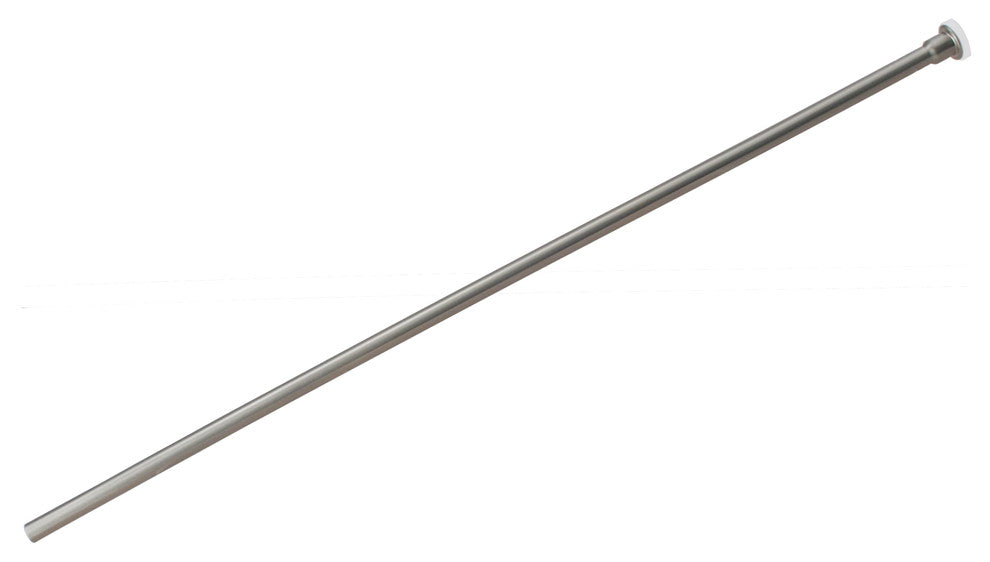 3/8"x20" Flat Head Toilet Supply Riser, Satin Nickel