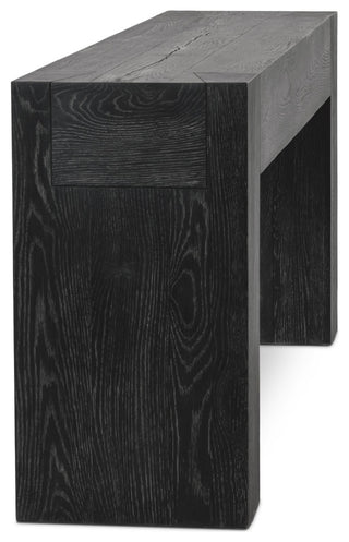 Bristol Cracked Oak 72" Console Table by Kosas Home, Meadow Black