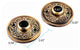 2 Pair Victorian Rosette Cast Antique Brass Door Hardware Renovators Supply
