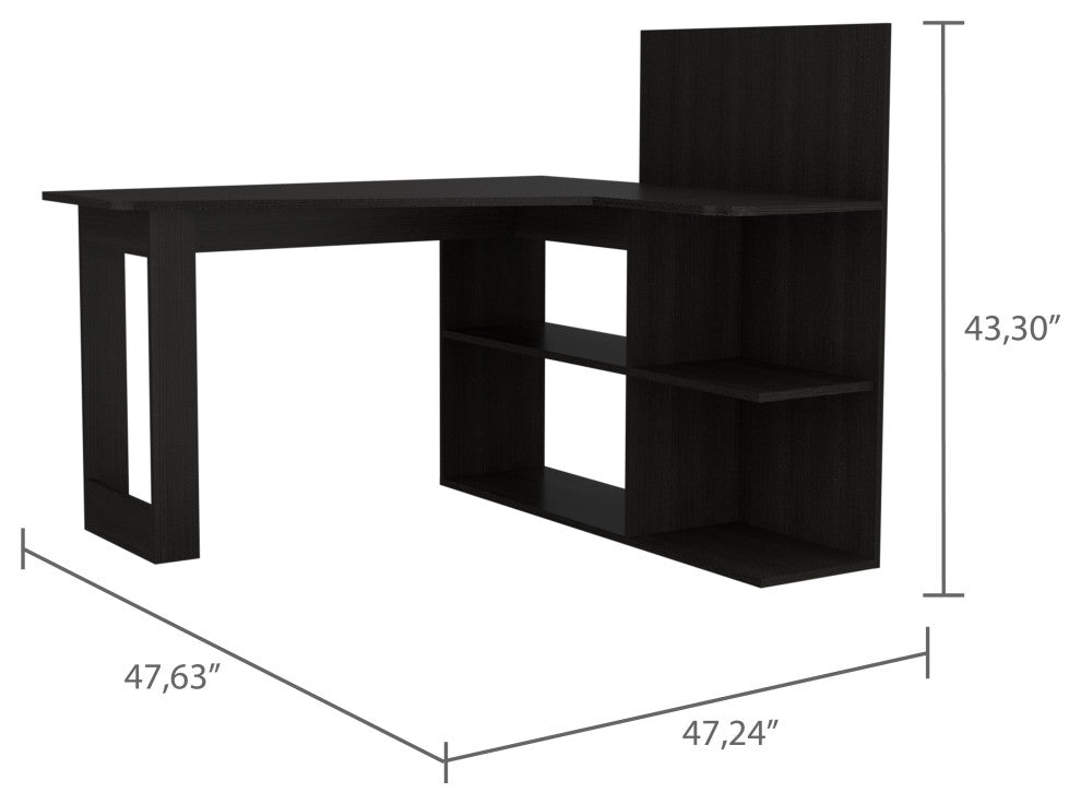 Kairi Computer Desk, Black