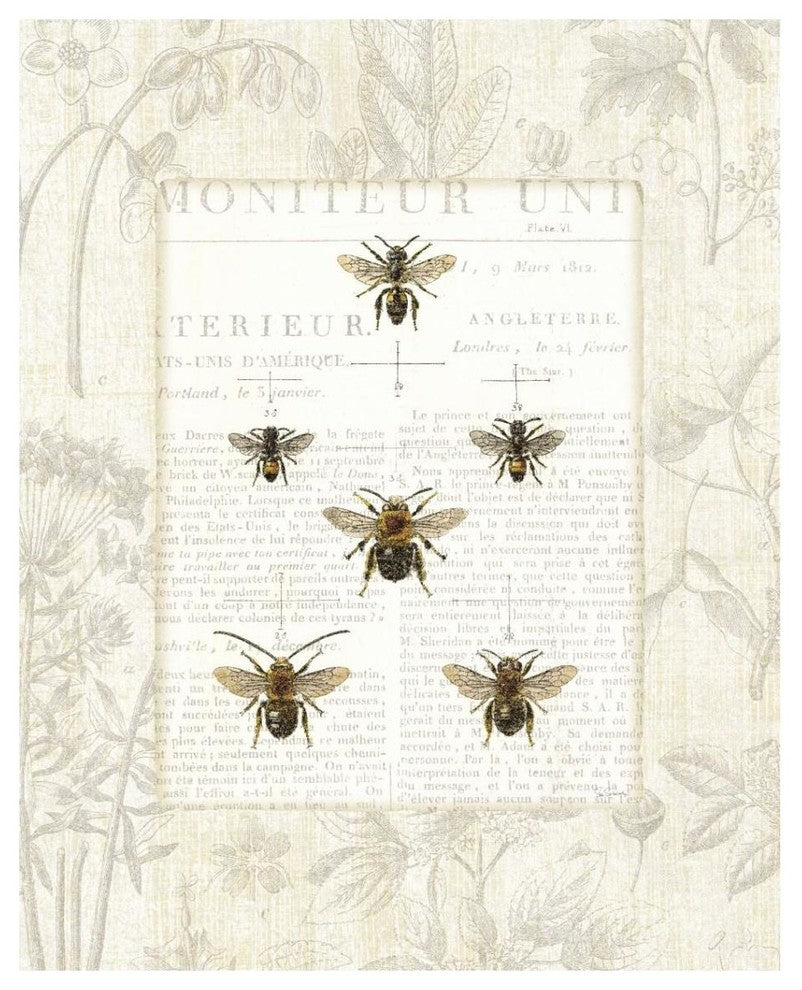 "Bee Botanical" Digital Paper Print by Sue Schlabach, 30"x37"
