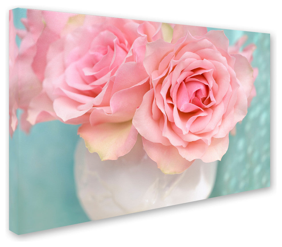 Cora Niele 'Pink Rose Bouquet' Canvas Art