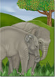 Safari Smooches Toland Art Banner