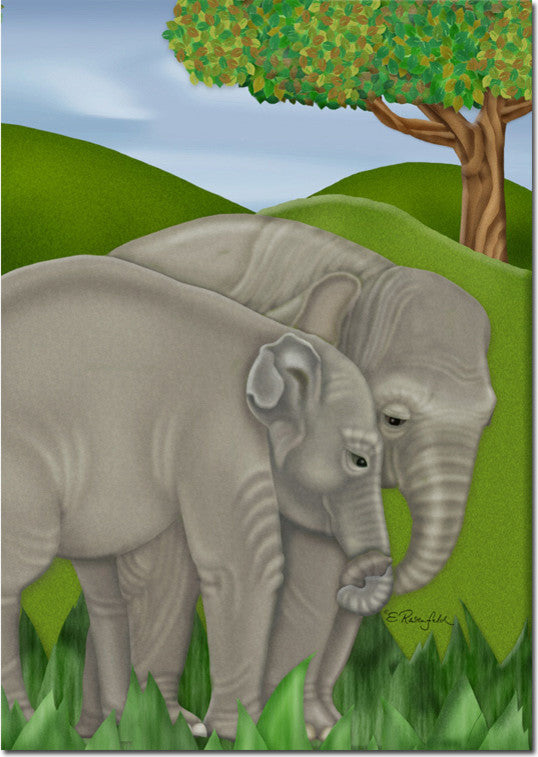 Safari Smooches Toland Art Banner