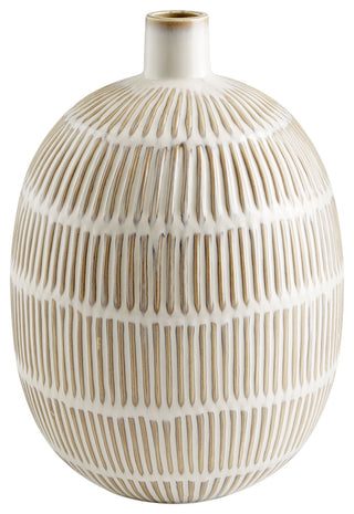 Saxon Vase, Oyster Blue, Small