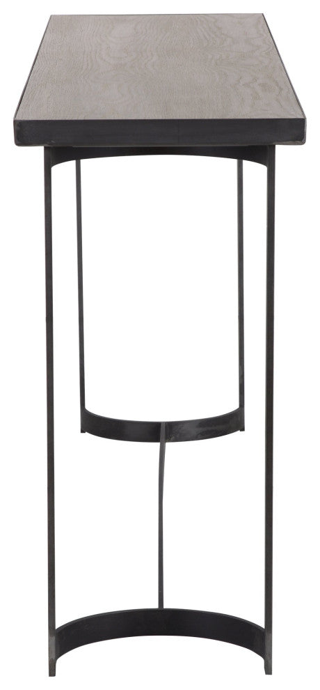 Uttermost Basuto Steel Console Table