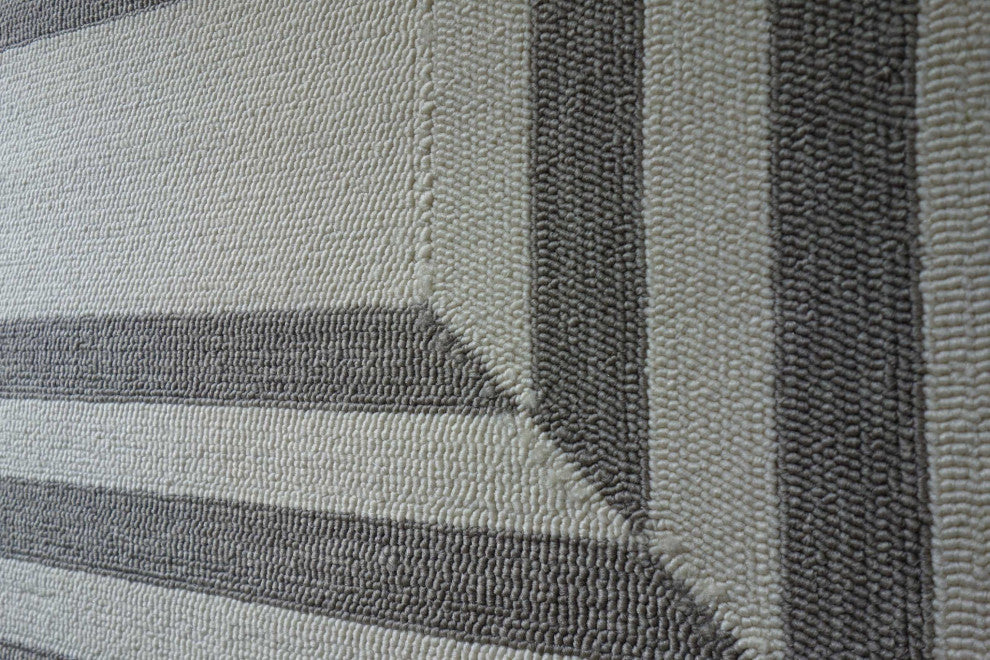 6' x 9' UV treated Polypropylene Oatmeal Area Rug