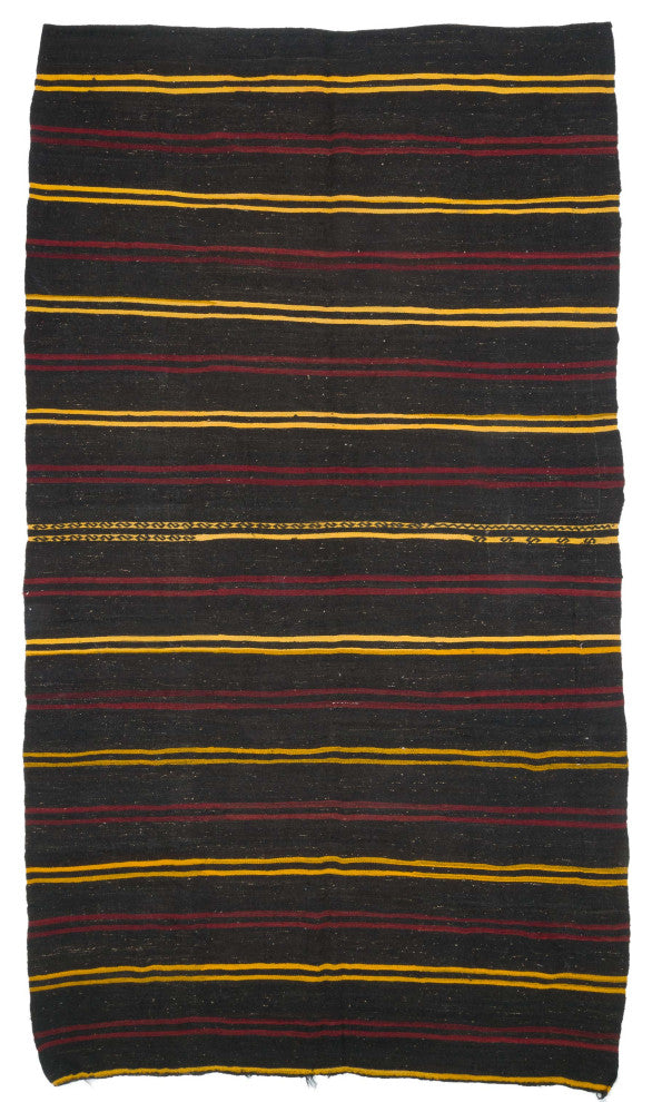 Vintage Anatolian Kilim Rug 7' 5" x 13', 89 in. x 156 in.