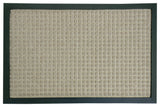 Rubber-Cal "Nottingham" Rubber Backed Carpet Mat - 3 x 5 feet - Tan