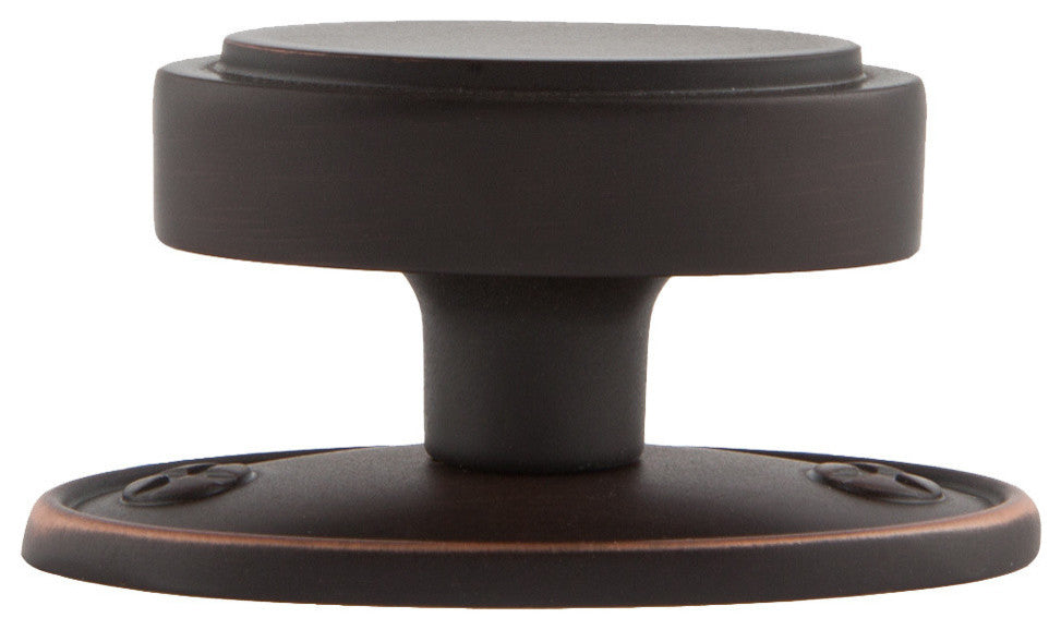 Sumner Street Home Hardware Ovaline Knob, Large, Oil Rubbed Bronze