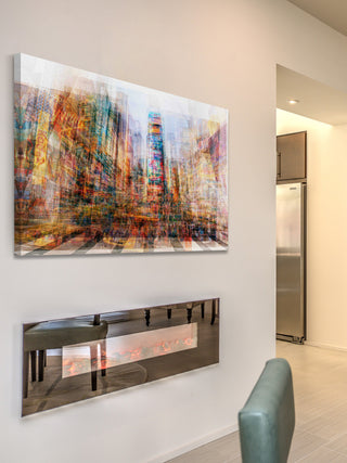 "New York Times SQ" Painting Print on Canvas