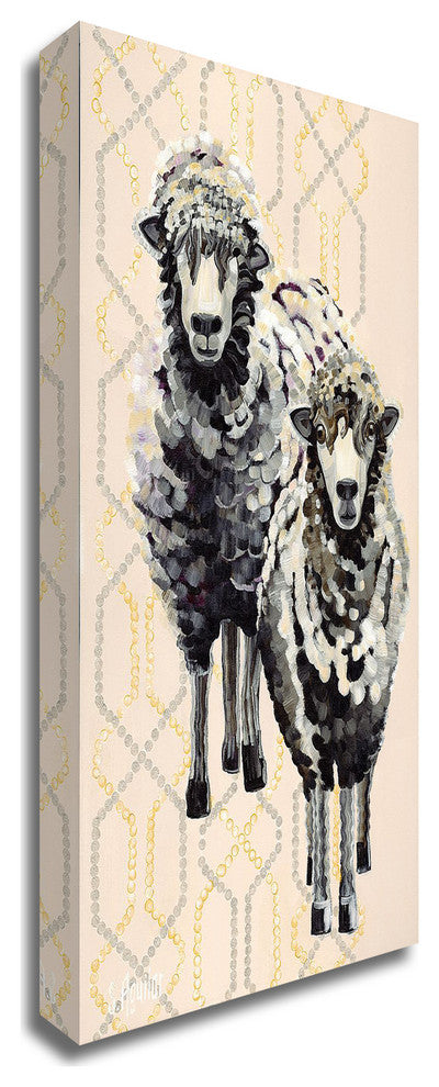 Woolly Two by Stephanie Aguilar, Print on Canvas, 15"x24"