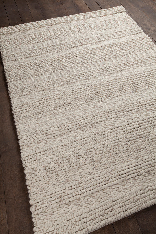 Naja Contemporary Area Rug, Natural, 7'9"x10'6"