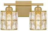 Gibson 2-Light Bath, Aged Brass